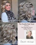 Load image into Gallery viewer, Custom Set of 3 Twig Hair Pins - Branch Bobby Pins - Mix & Match Silver, Gold, Rose Gold, or Bronze - By Woodland Belle