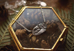 Load image into Gallery viewer, Fox Necklace - Sterling Silver Sleeping Fox Pendant, Recycled - Small Charm Animal Necklace - Fox Lover Jewelry Gift - by Woodland Belle
