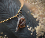 Load image into Gallery viewer, Quail Necklace - Enameled Bronze California Quail Bird Pendant - Small Dainty Charm Necklace - Bird Lover Gift for Her - by Woodland Belle
