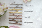 Load image into Gallery viewer, Rose Gold Twig Hair Pins - Pink Gold Branch Bobby Pins Clips - Rustic Bridal Hair Pins - Gift for Her by Woodland Belle

