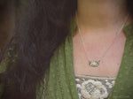 Load image into Gallery viewer, Sleeping Fawn Necklace - Sterling Silver Deer Pendant, Recyled - Small, Dainty Animal Charm Necklace - Deer Lover Gift - Woodland Belle
