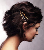 Load image into Gallery viewer, Twig Hair Pins Custom Personalized Set of 3 - Branch Bobby Pins - Mix &amp; Match Silver, Gold, Bronze, or Rose Gold - by Woodland Belle
