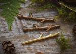 Load image into Gallery viewer, Twig Hair Pins Custom Personalized Set of 3 - Branch Bobby Pins - Mix &amp; Match Silver, Gold, Bronze, or Rose Gold - by Woodland Belle

